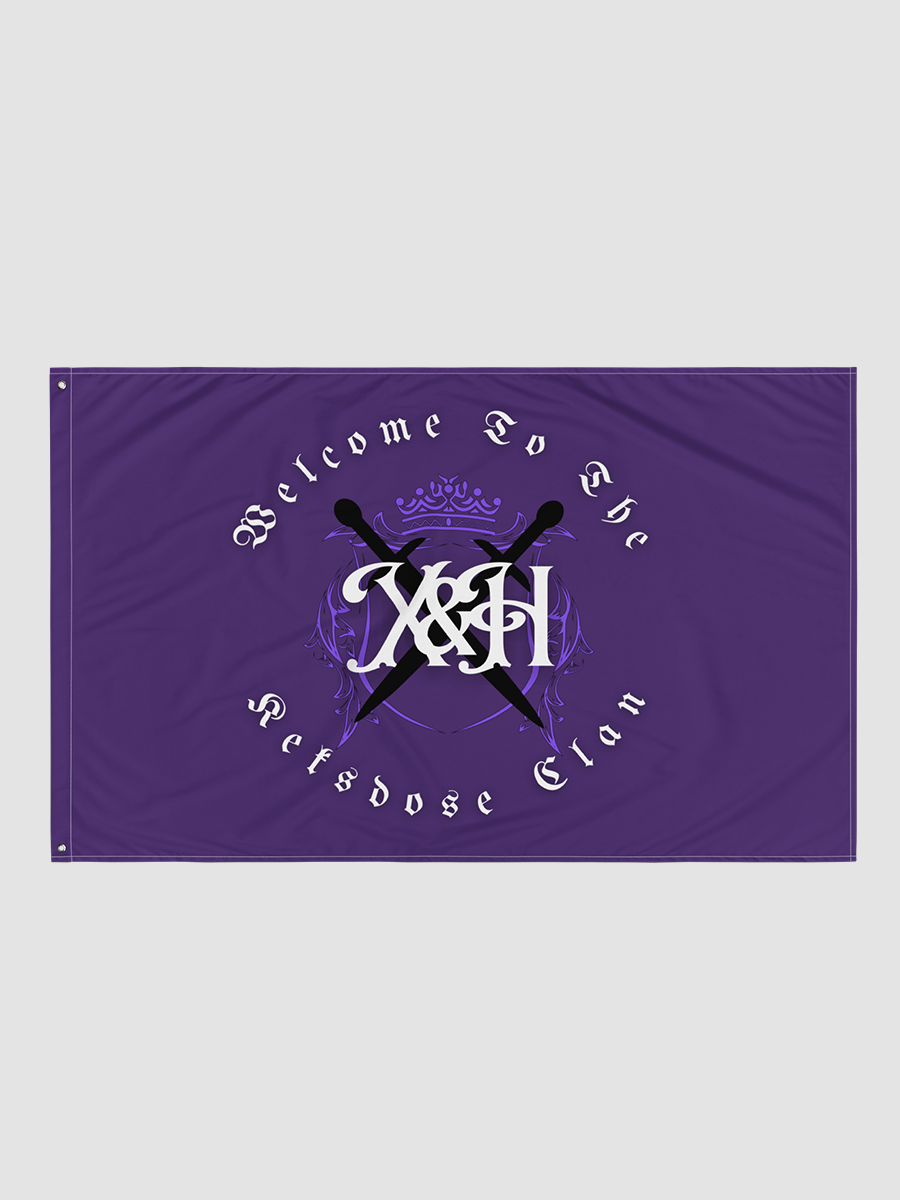 'Welcome To The Keksdose Clan' AllOver Flag product image (3)