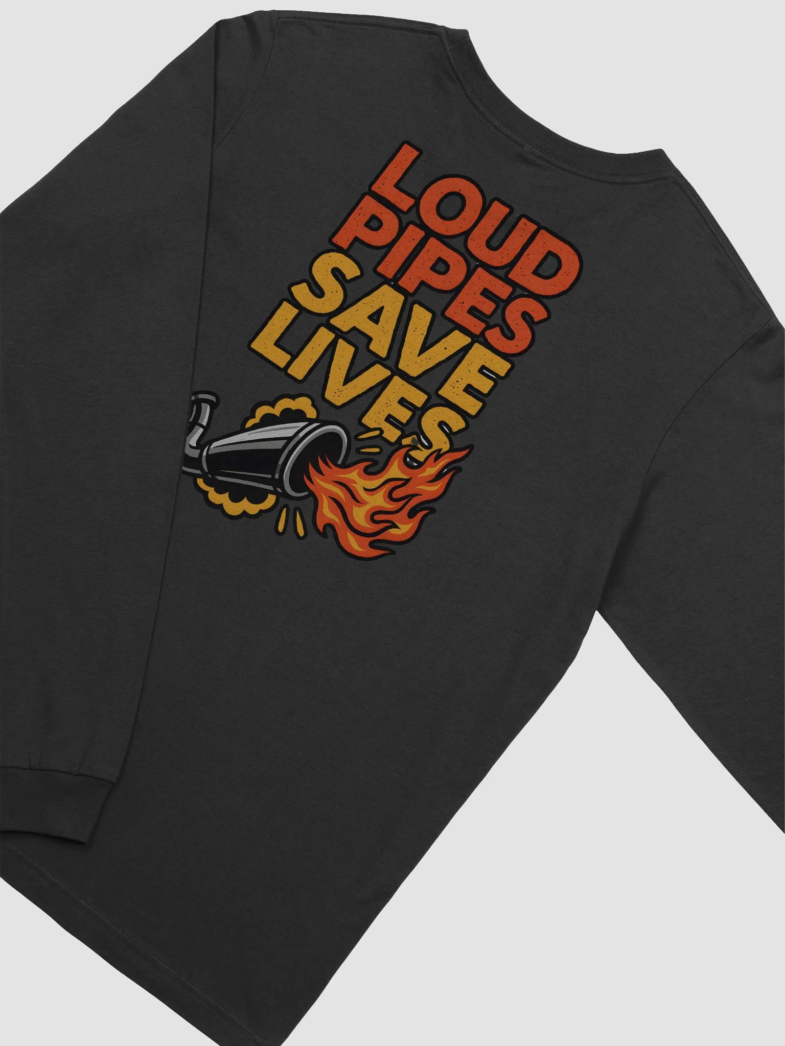 Loud Pipes Back Design Long Sleeve product image (13)