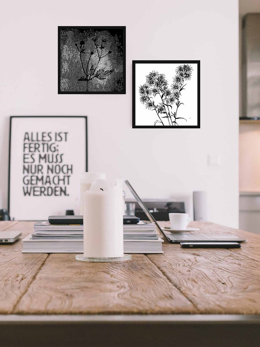 Visionary Canvas Collection - Wild Flowers Dark Stylish product image (4)