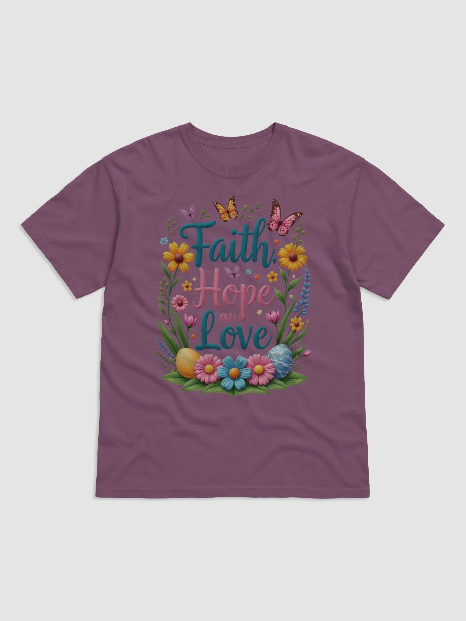 Faith, Hope, and Love Floral Tee product image (12)