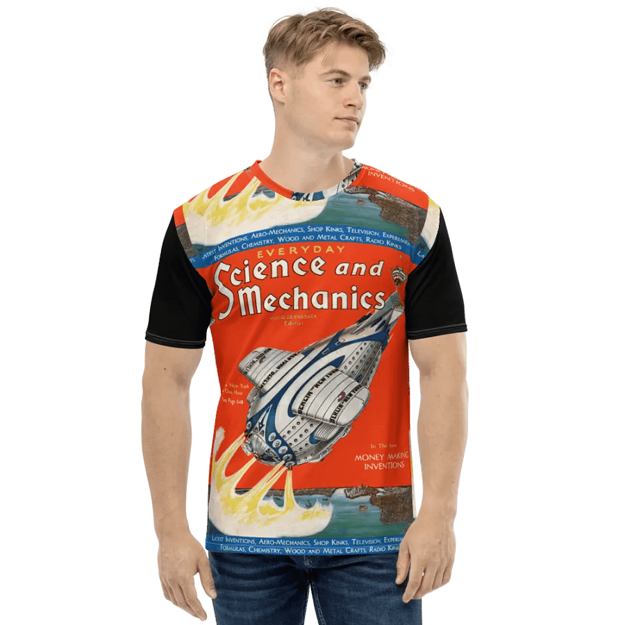 'Science and Mechanics' Vintage All-Over Print Tee product image (5)