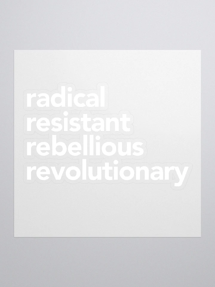 Radical Resistant Sticker product image (1)