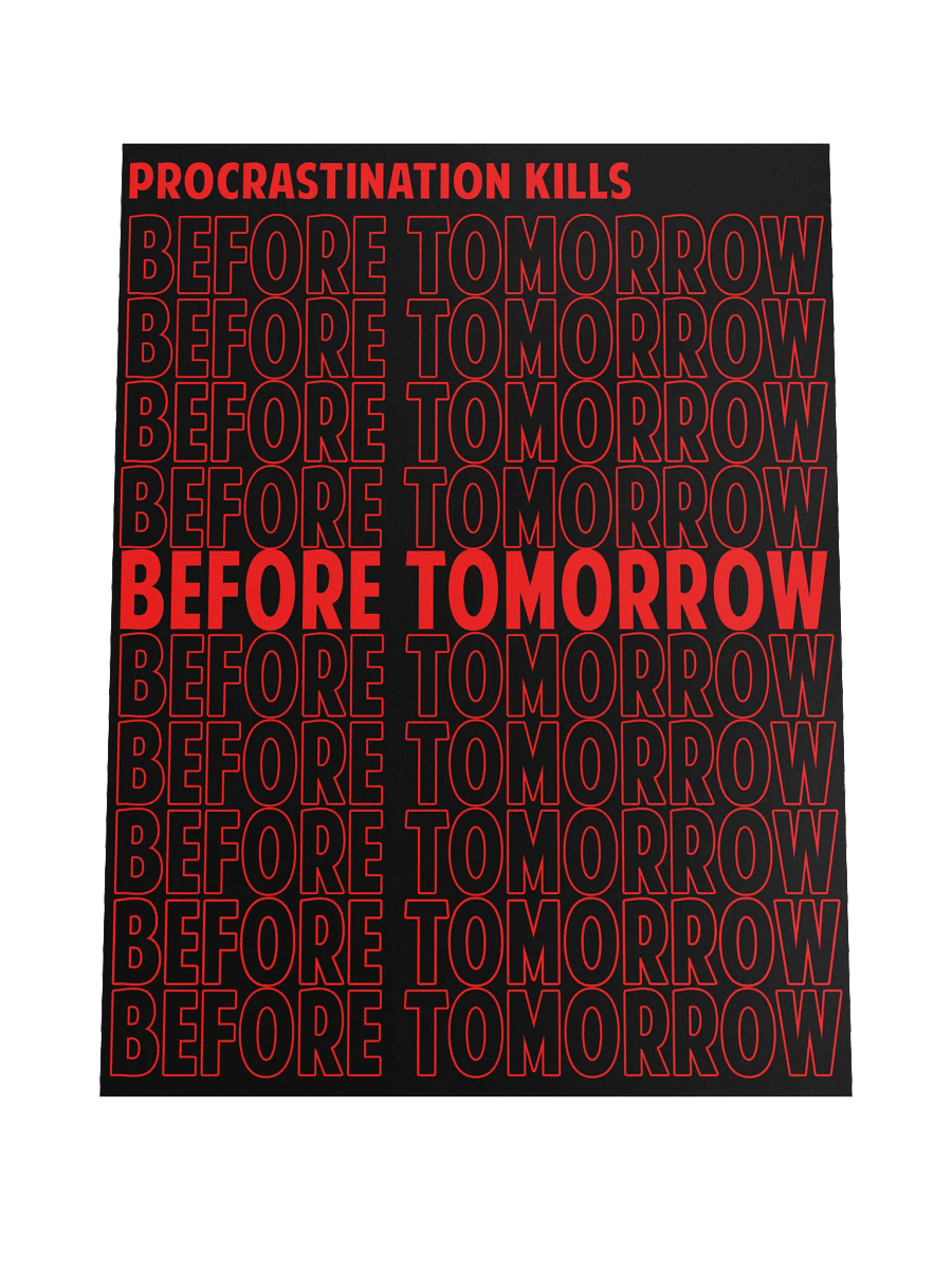 Procrastination Kills Poster product image (4)