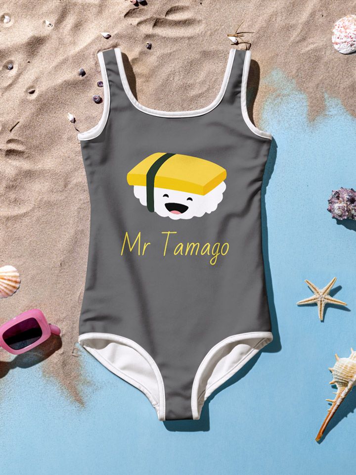 Mr Tamago sushi kids swimsuit product image (8)