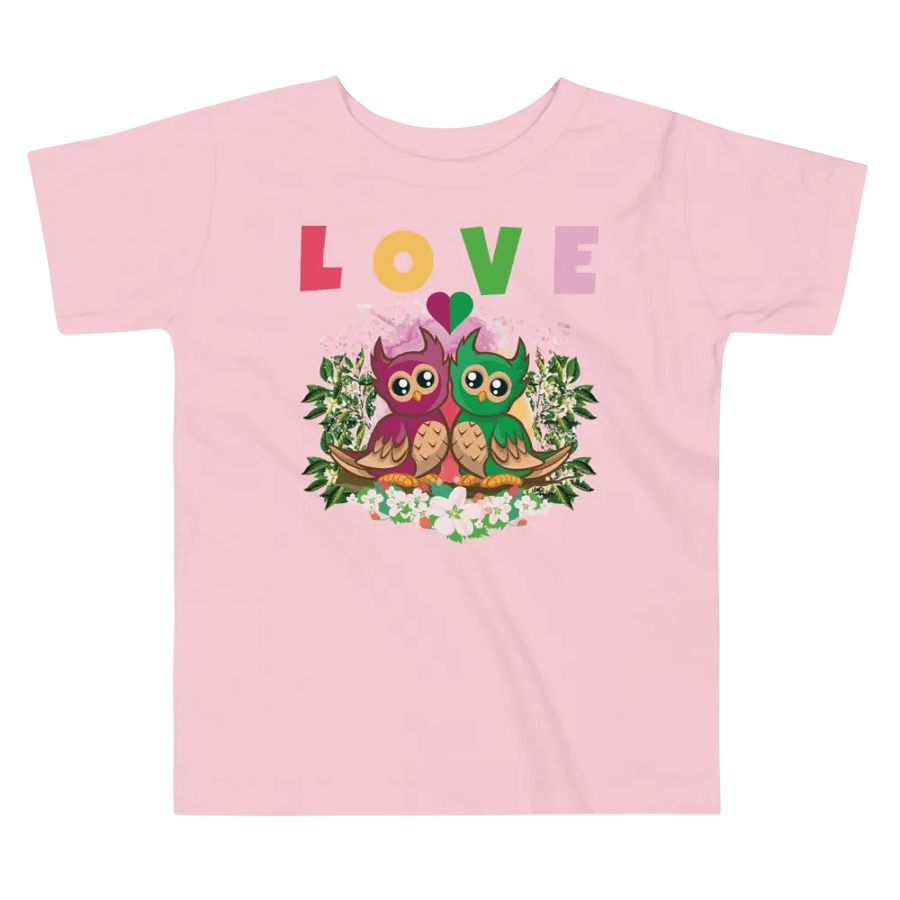 Love Colorful Funny Cute Bella +Canvas Toddler T-Shirt – Best Gift for Kids product image (4)
