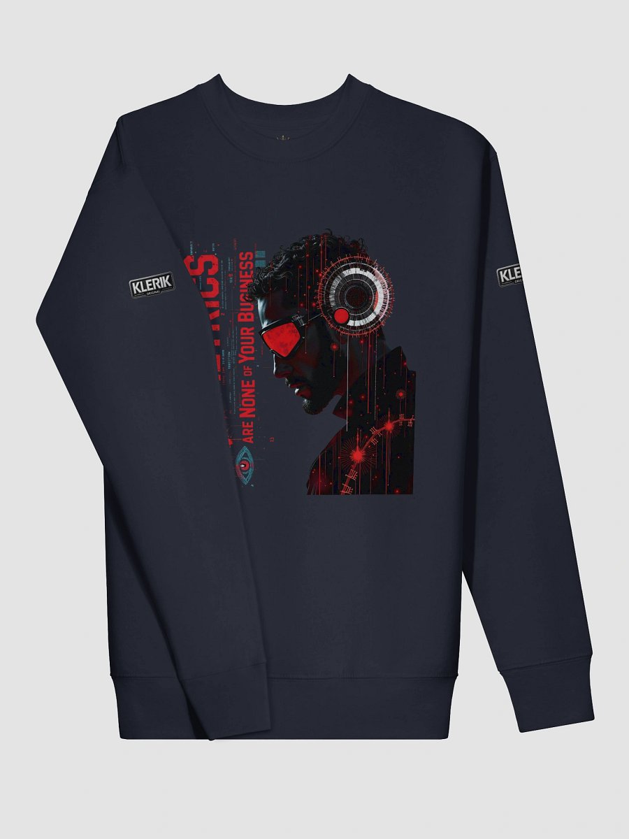 KLERIK Original Logo Premium Sweatshirt - My Biometrics Are None Of Your Business product image (22)