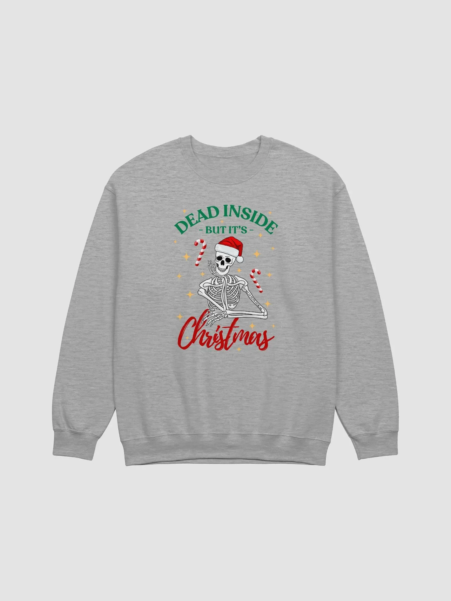 Holiday - Skeleton - Dead Inside But It's Christmas sweatshirt product image (11)