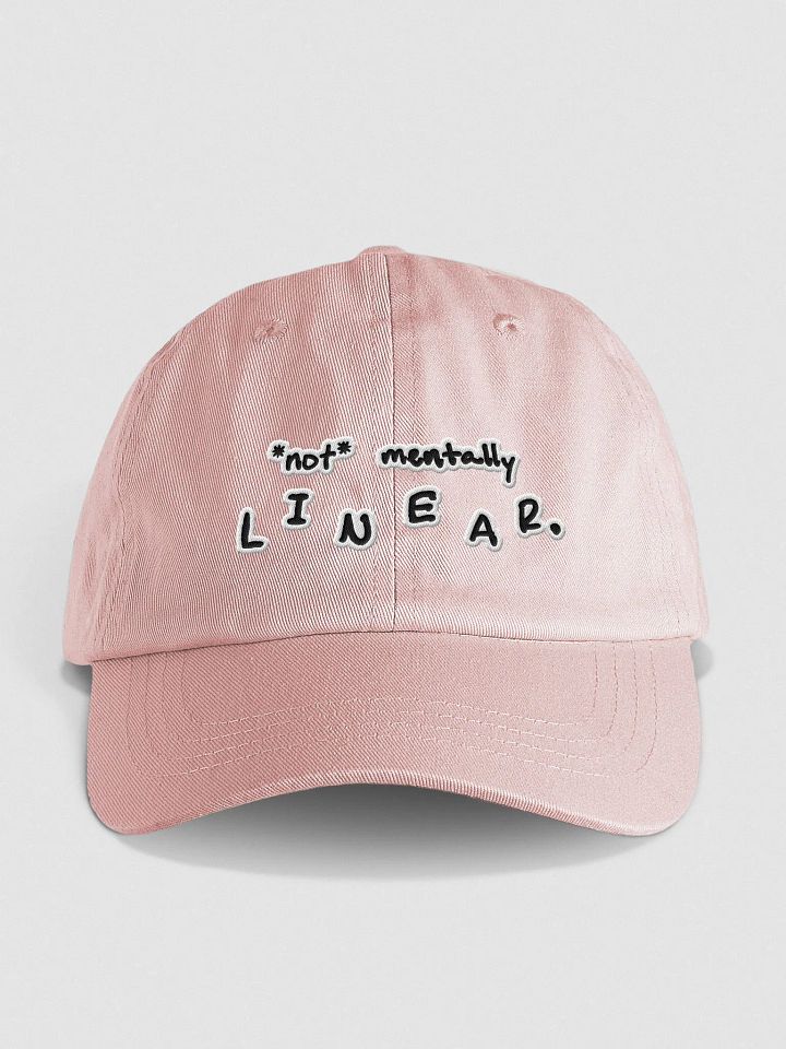 *not* mentally linear pastel dad hat (bubble design) product image (1)