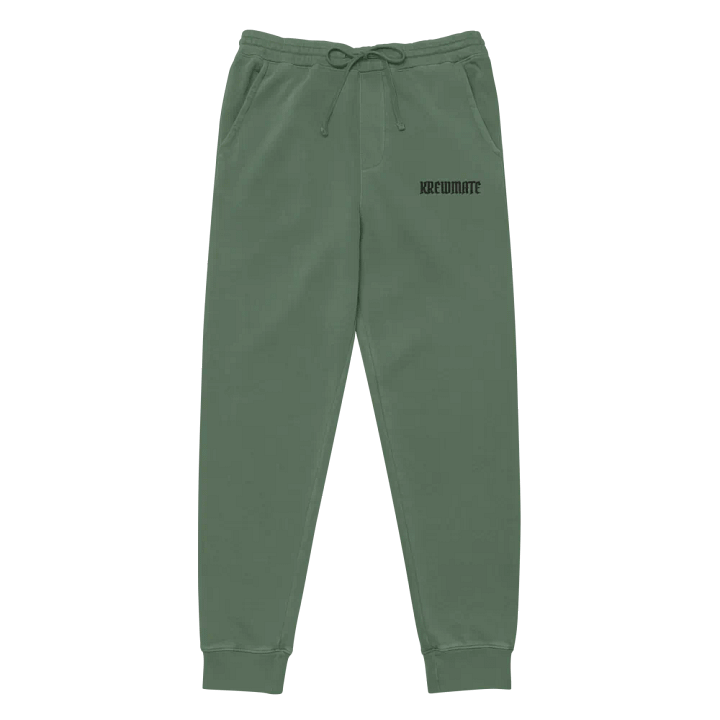 Krewmate Essentials Embroidered Joggers (Black Logo) product image (1)