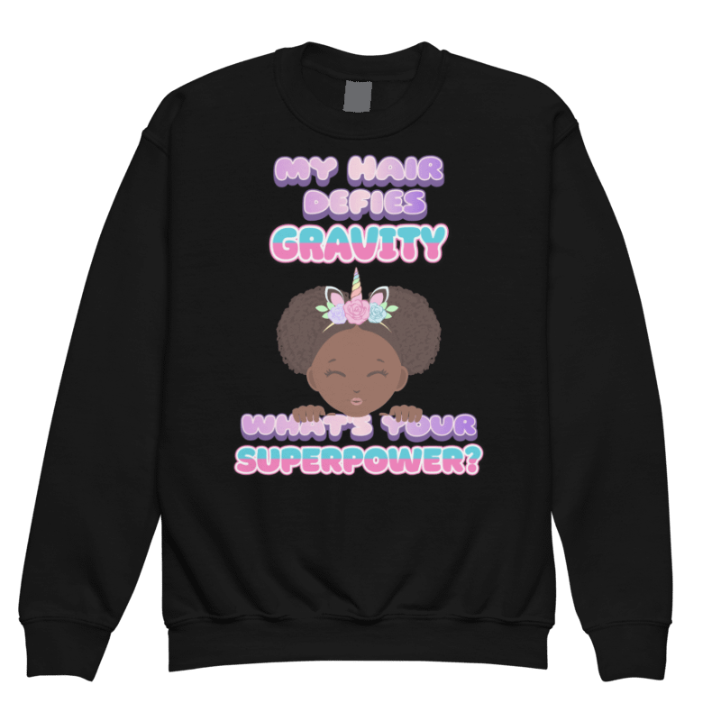 Defies Gravity Kid's Crewneck product image (1)