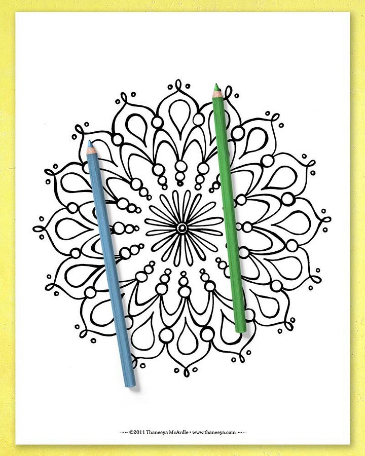 Mandala Coloring Pages product image (2)