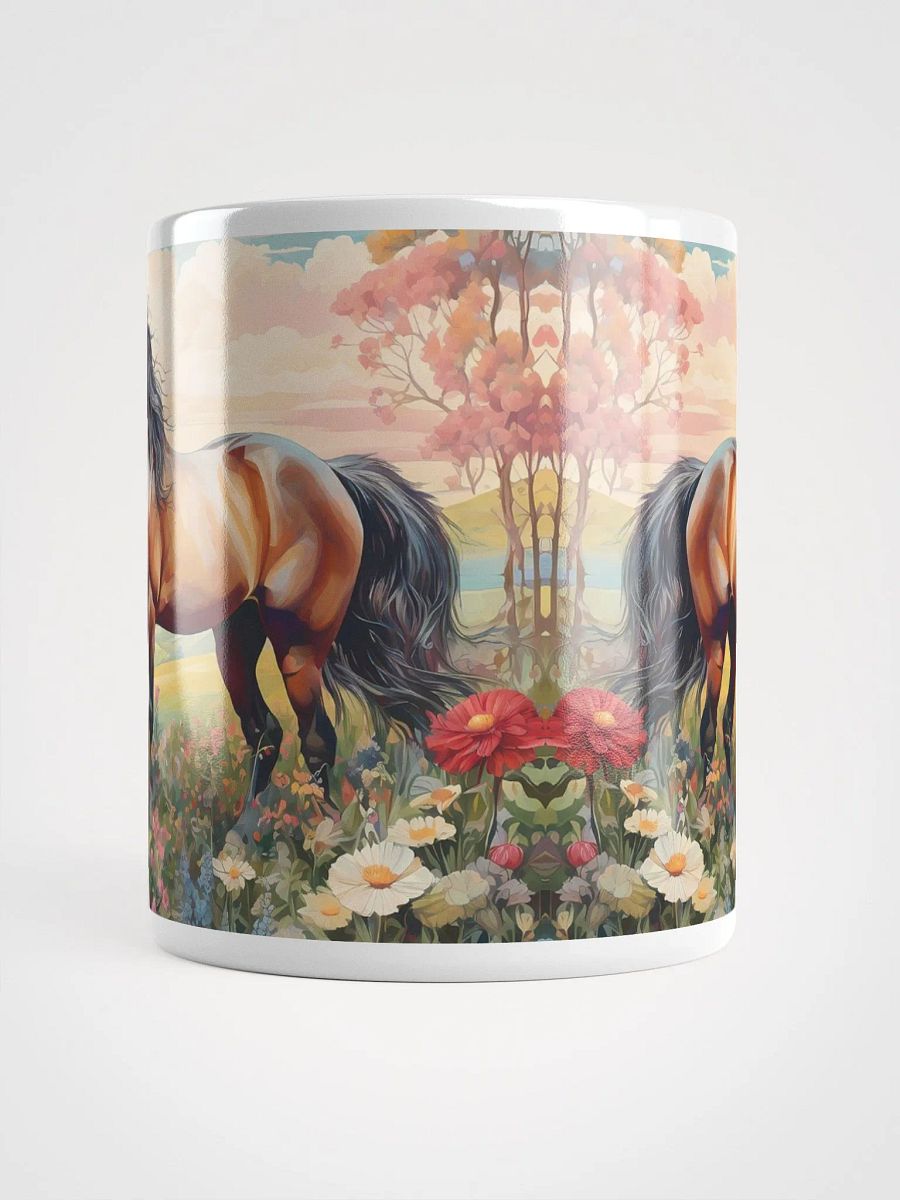 Floral Stride Mare Horse Mug product image (5)