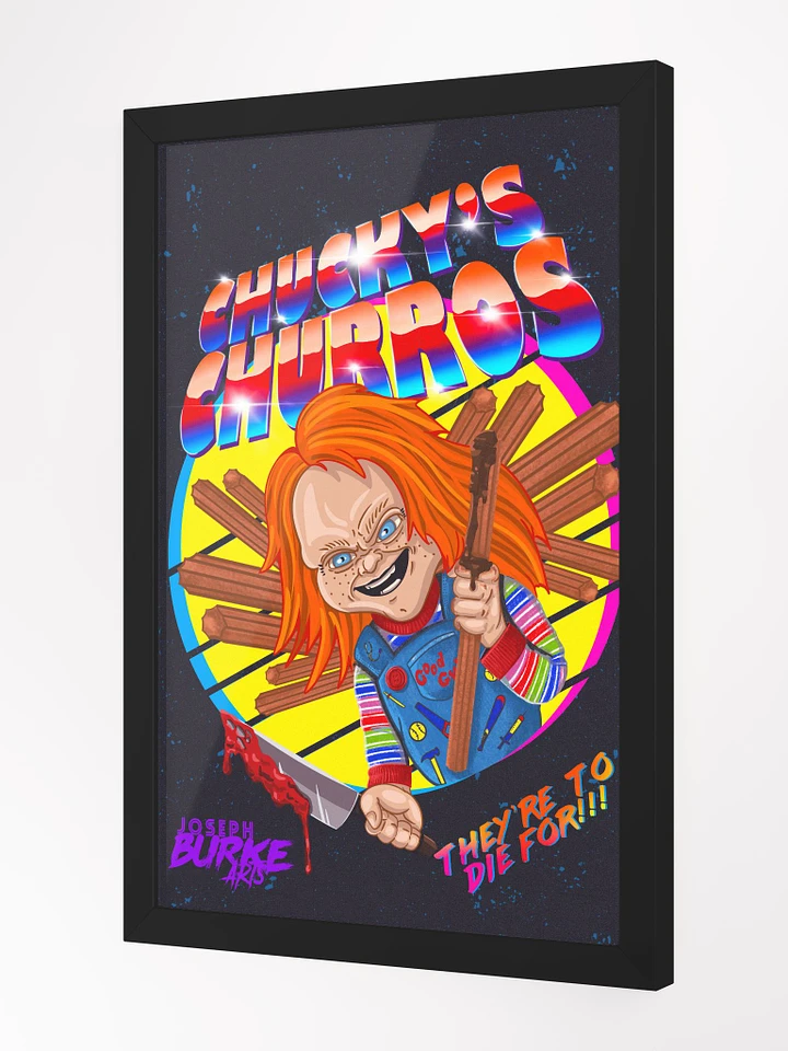 Chucky's Churros - They're To Die For Framed Art product image (1)