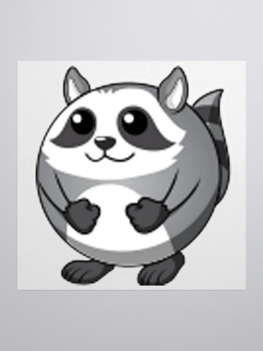 Raccoon Sticker product image (1)