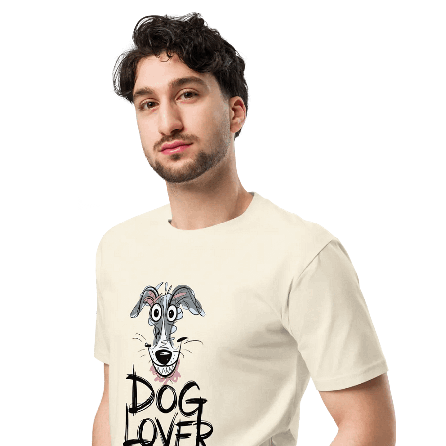 Playful Greyhound – Dog Lover AS Colour Unisex Premium T-Shirt product image (8)