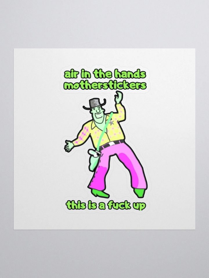 AIR IN THE HANDS MOTHERSTICKERS... product image (1)