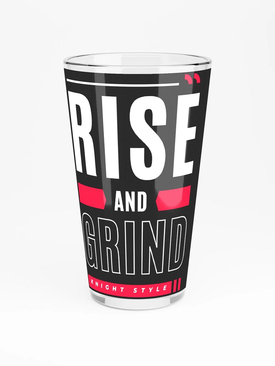 Rise and Grind Shaker Pint Glass product image (3)