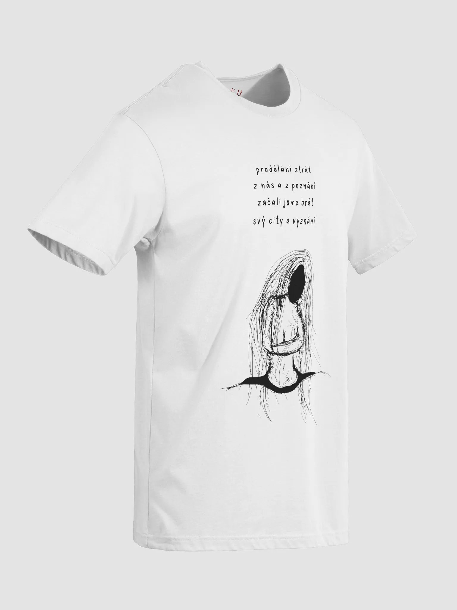 Prodělání ztrát White T-shirt product image (3)