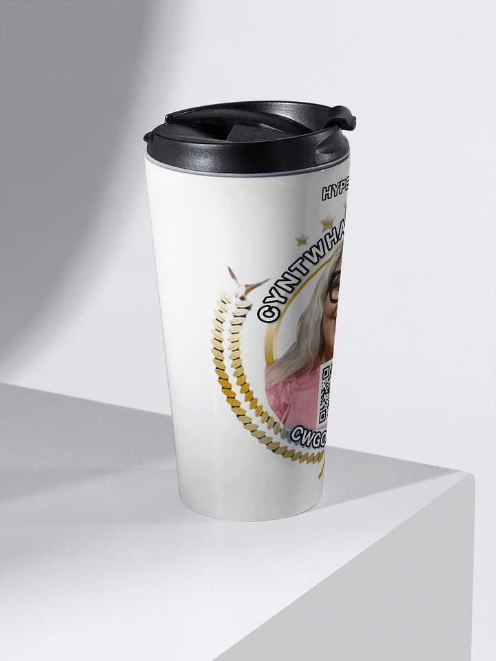 Cyntwhatsgoingon HYPE ME UP Stainless Steel Travel Mug product image (2)
