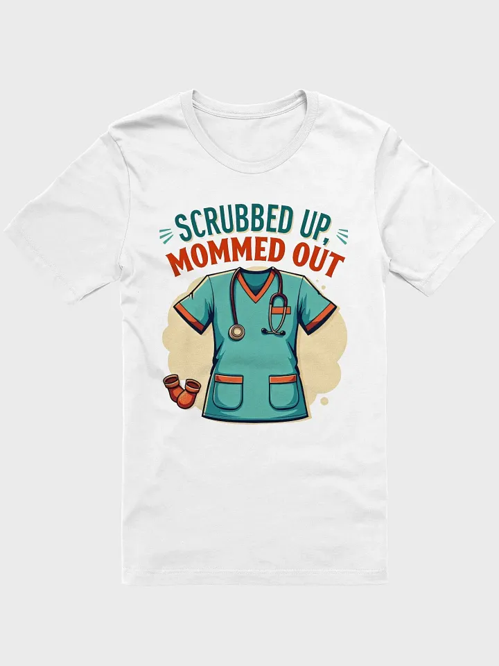 Mommed Out Scrubs Stylized T-Shirt product image (3)