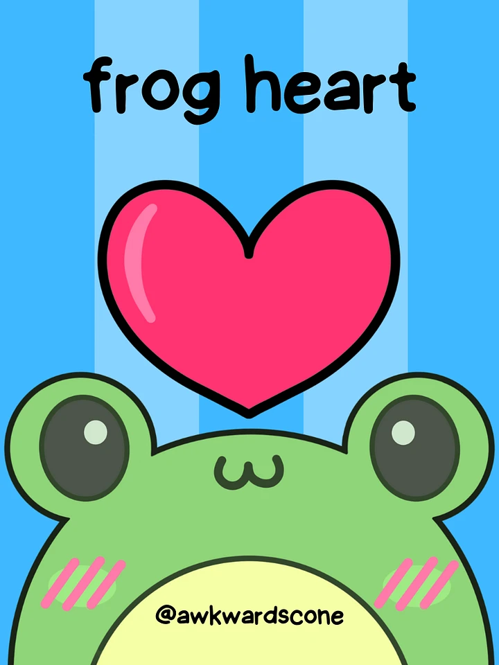 frog heart emote product image (1)