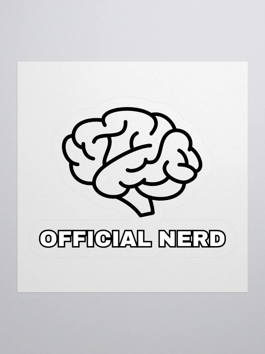 Official Nerd Sticker product image (3)