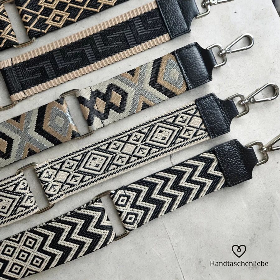 Pocket Strap Black Wide Strap Shoulder Strap Fabric Bag Strap Fabric Strap- product image (1)