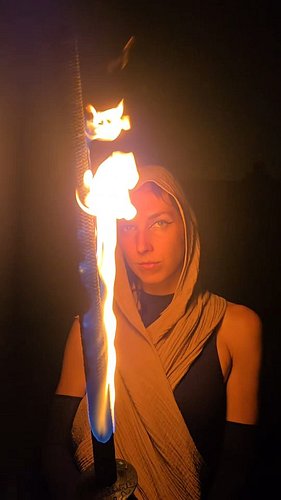 Fire sword 🔥 

#firesword #sword #warrior #flowarts #fireflow