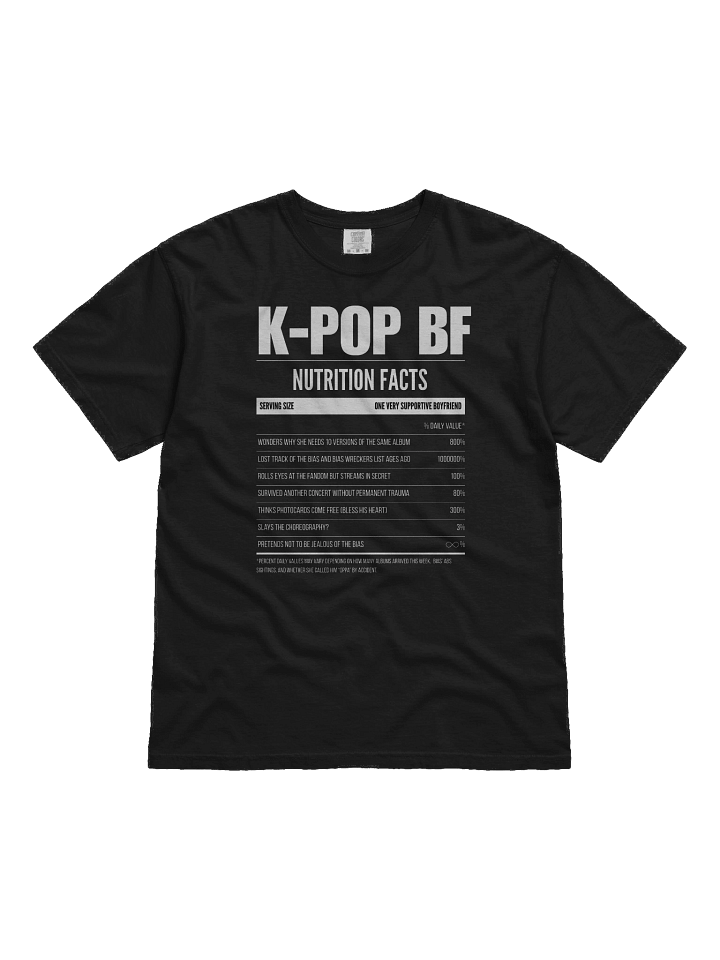K-Pop Boyfriend Nutrition Facts product image (4)