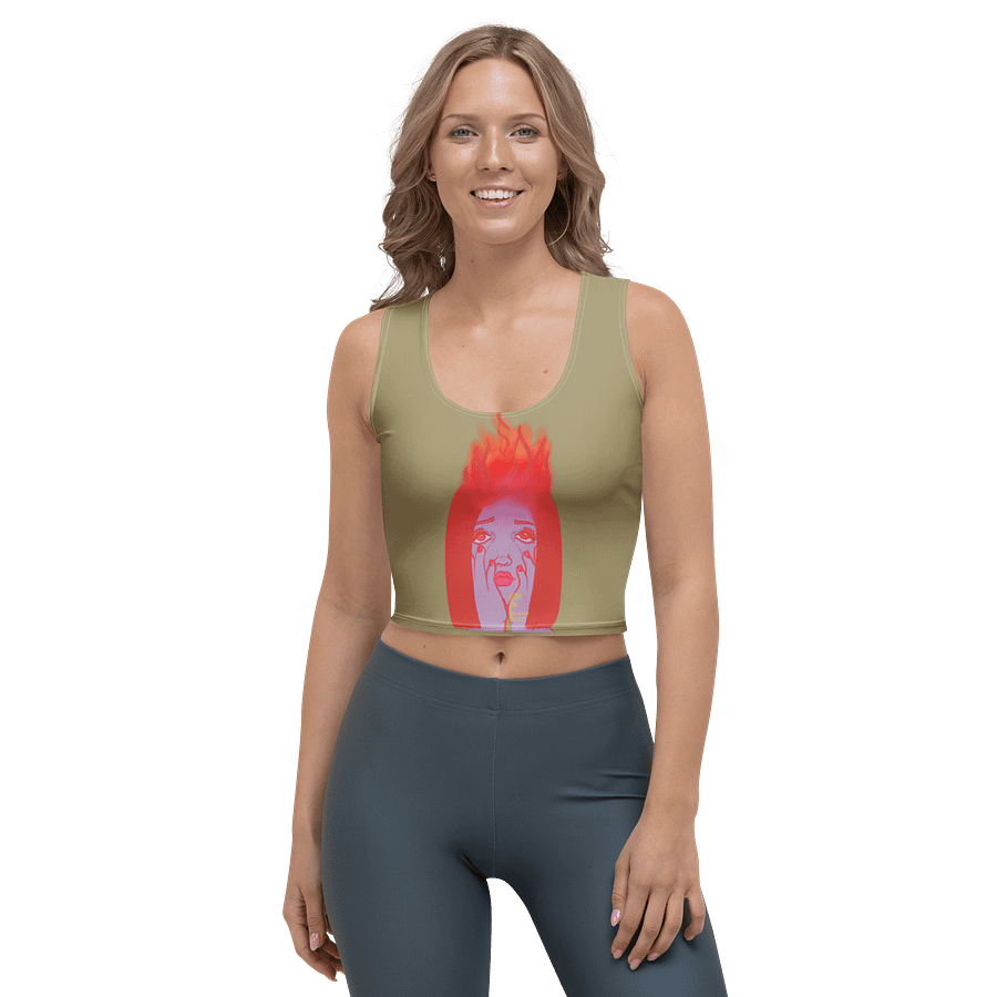 "Up in Flames" Crop Tank Top product image (1)
