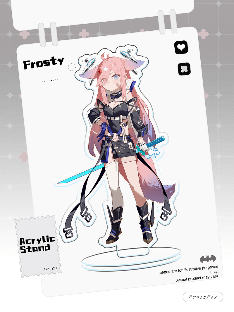 [FROSTY] Cyber Fox Acrylic Stand