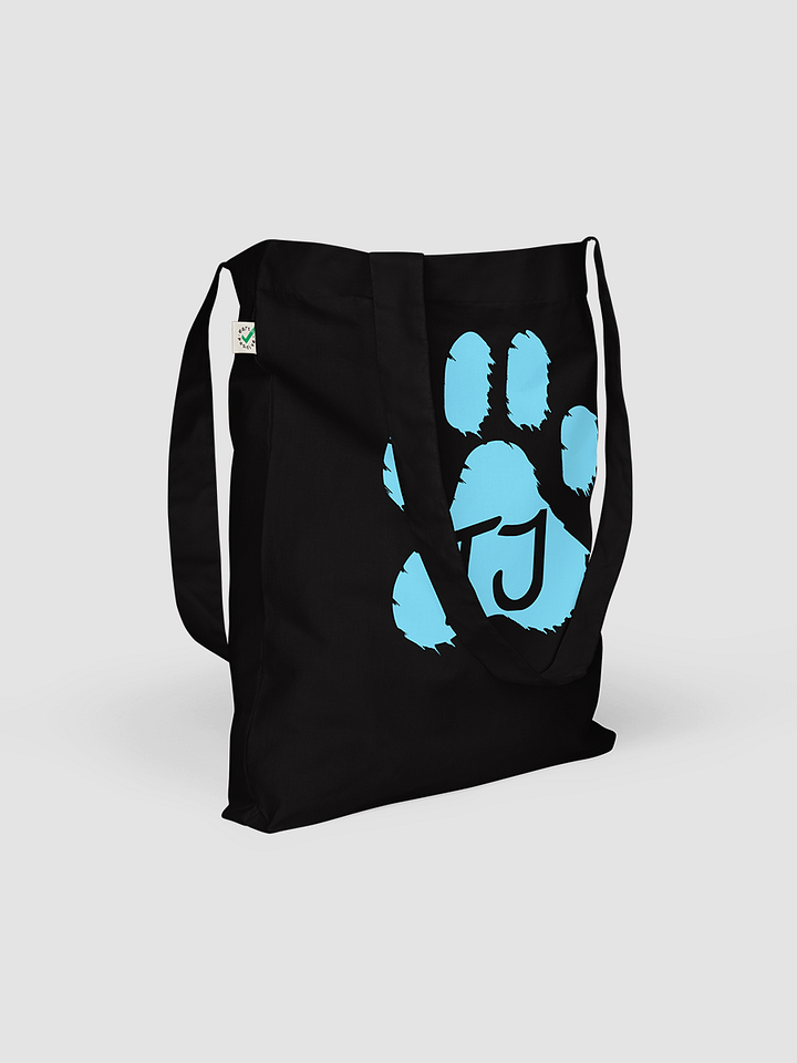 TJ Paw Organic Fashion Tote Bag (blue detail) product image (2)