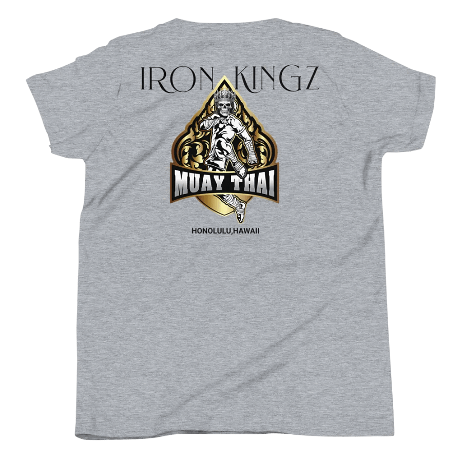 Youth Iron Kingz Muay Thai Tee W/ Skeleton Face & Crown product image (6)