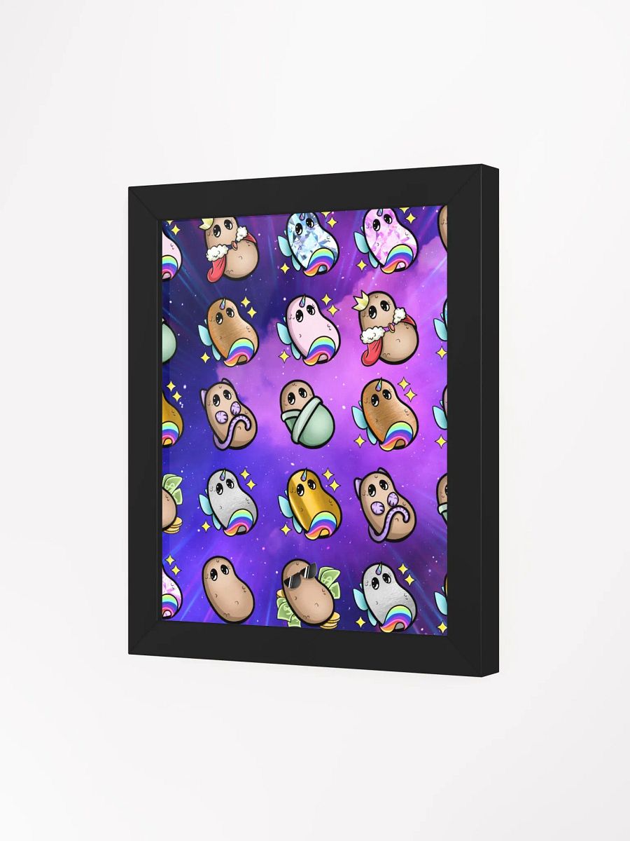 ''Patates intergalactiques'' Affiche mate encadrée de haute qualité product image (3)