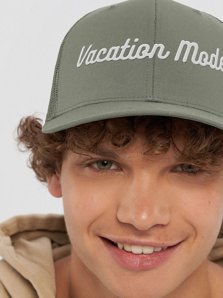 Richardson Trucker Hat | vacation mode product image (1)