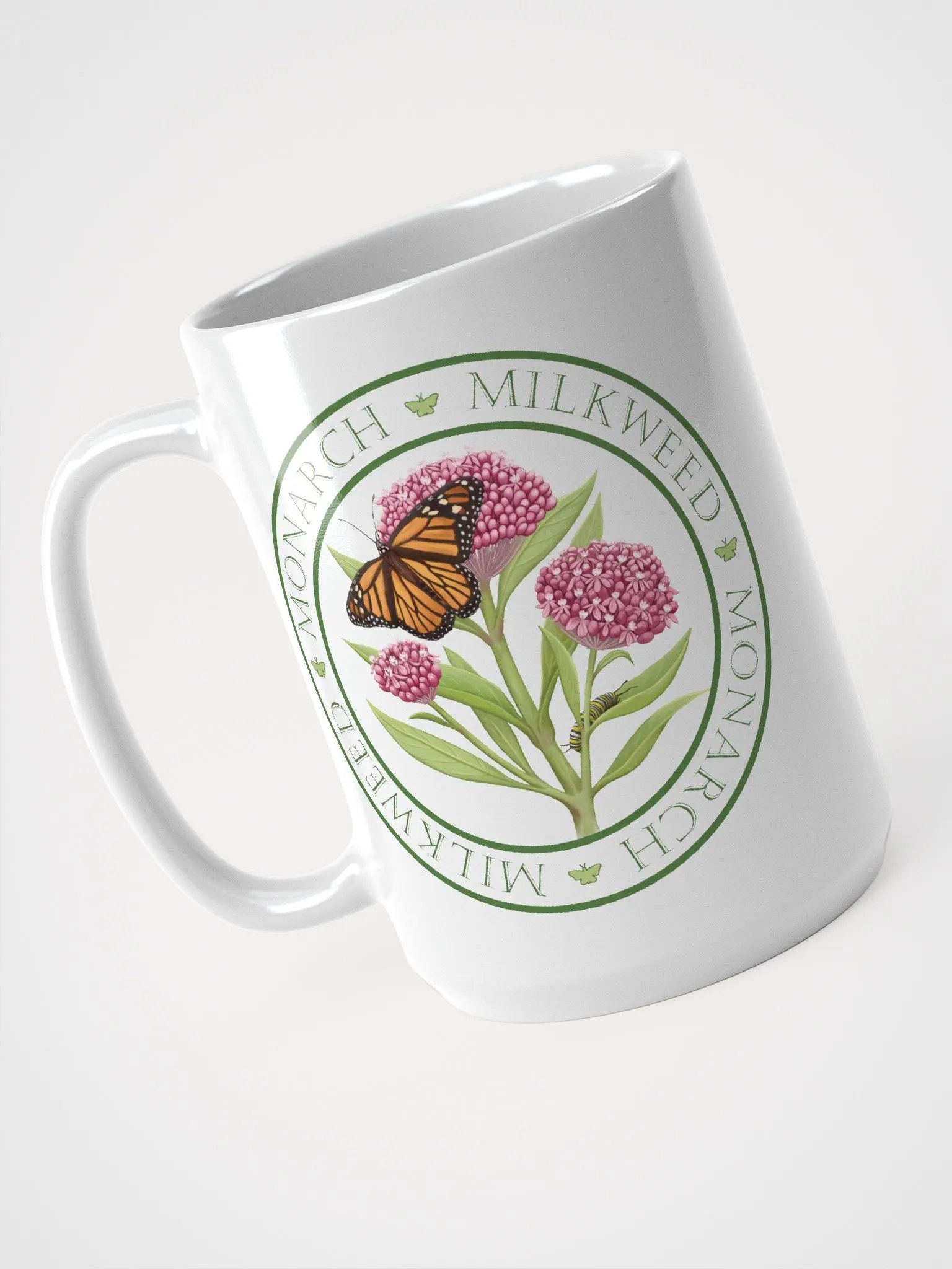 Monarch Milkweed White Mug product image (4)