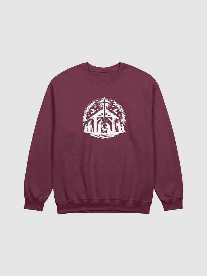 Glorious Manger Scene Crewneck Sweatshirt product image (18)