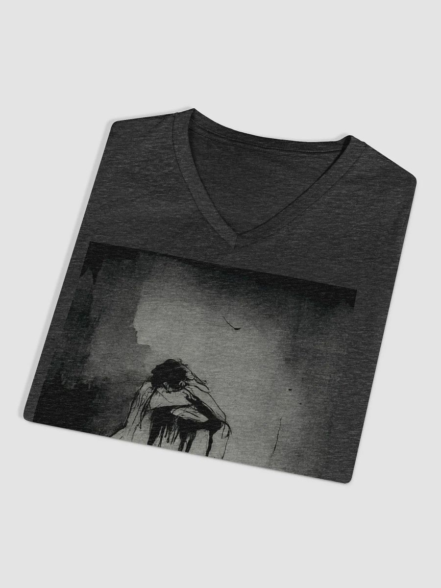 Melancholic Muse Women's V-Neck Tee product image (3)