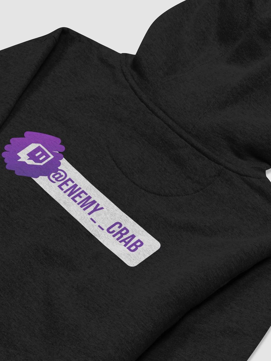 Black Enemy__Crab Hoodie with Twitch Logo! product image (4)