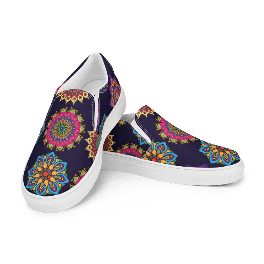 Kaleidoscope Mandala Slip-Ons product image (12)