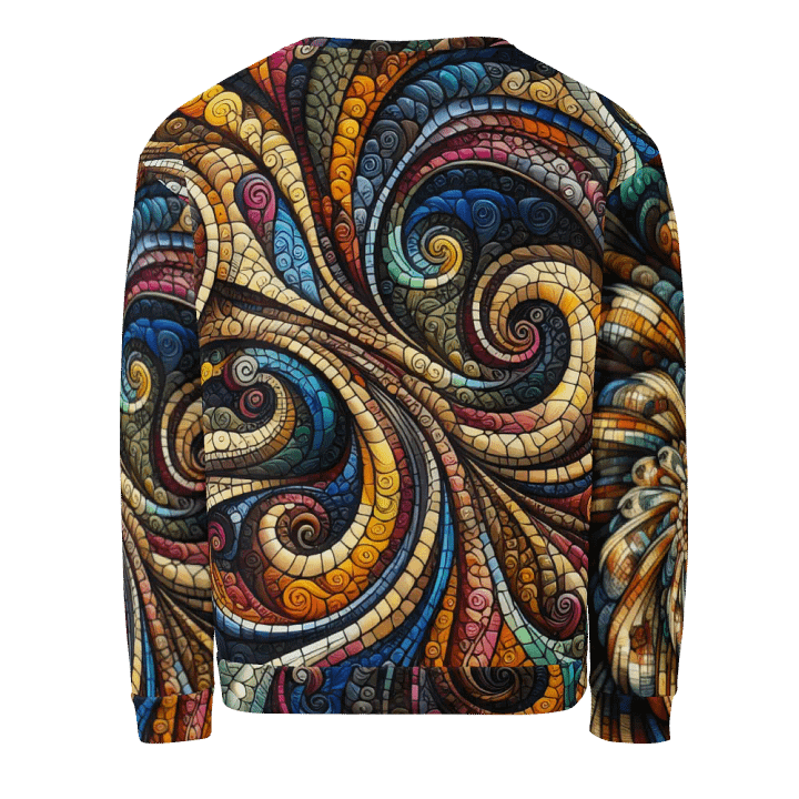Colorful Patterns - All-Over Unisex Sweatshirt #1 product image (2)