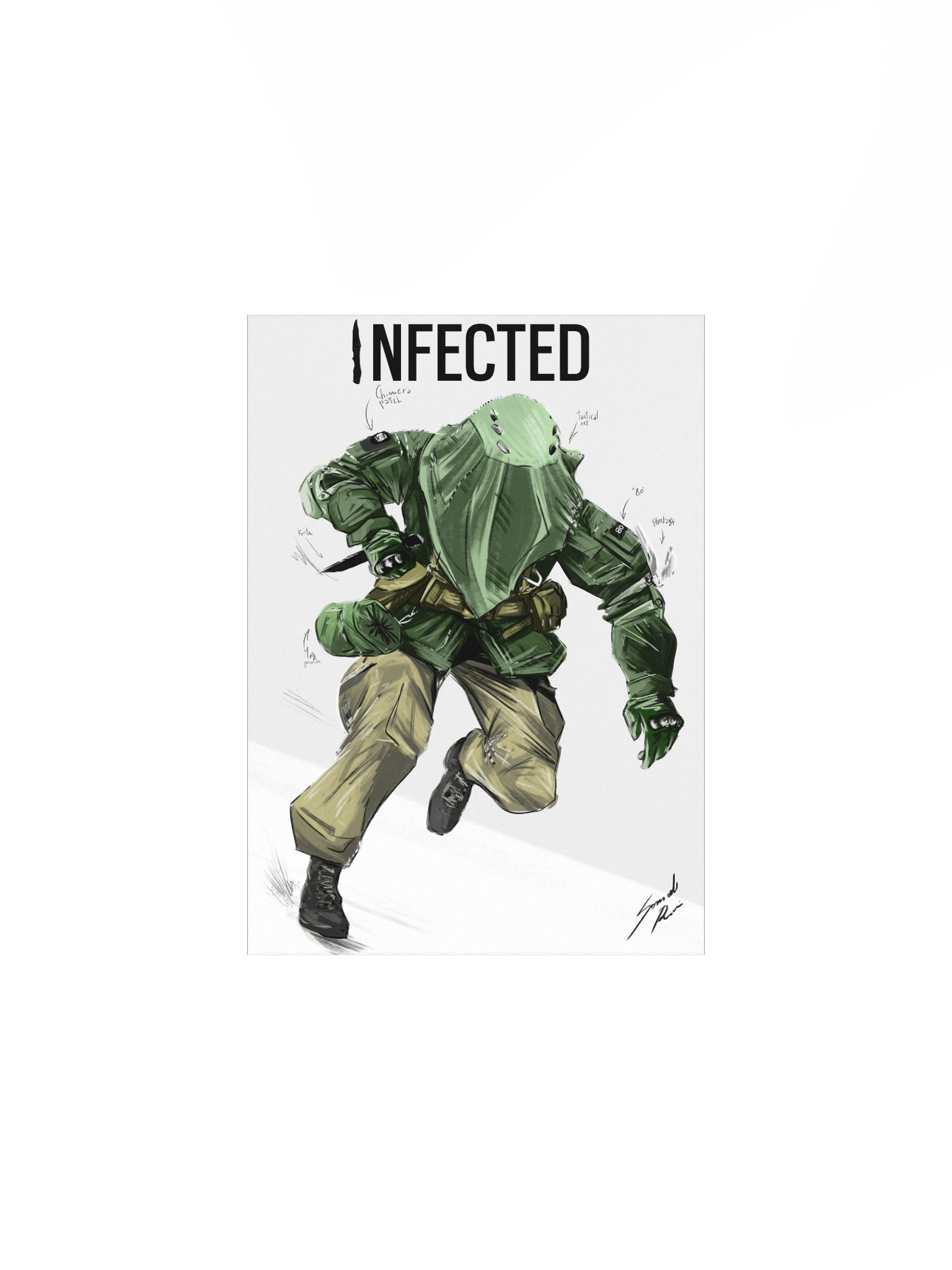 Infected - Digital Illustration product image (1)