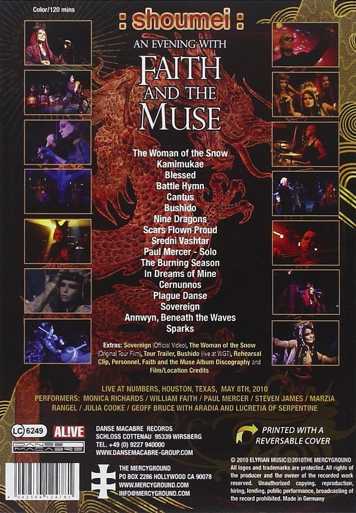 :shoumei: An Evening With Faith And The Muse live DVD product image (2)