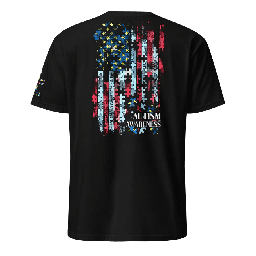 Autism Awareness American Flag product image (1)