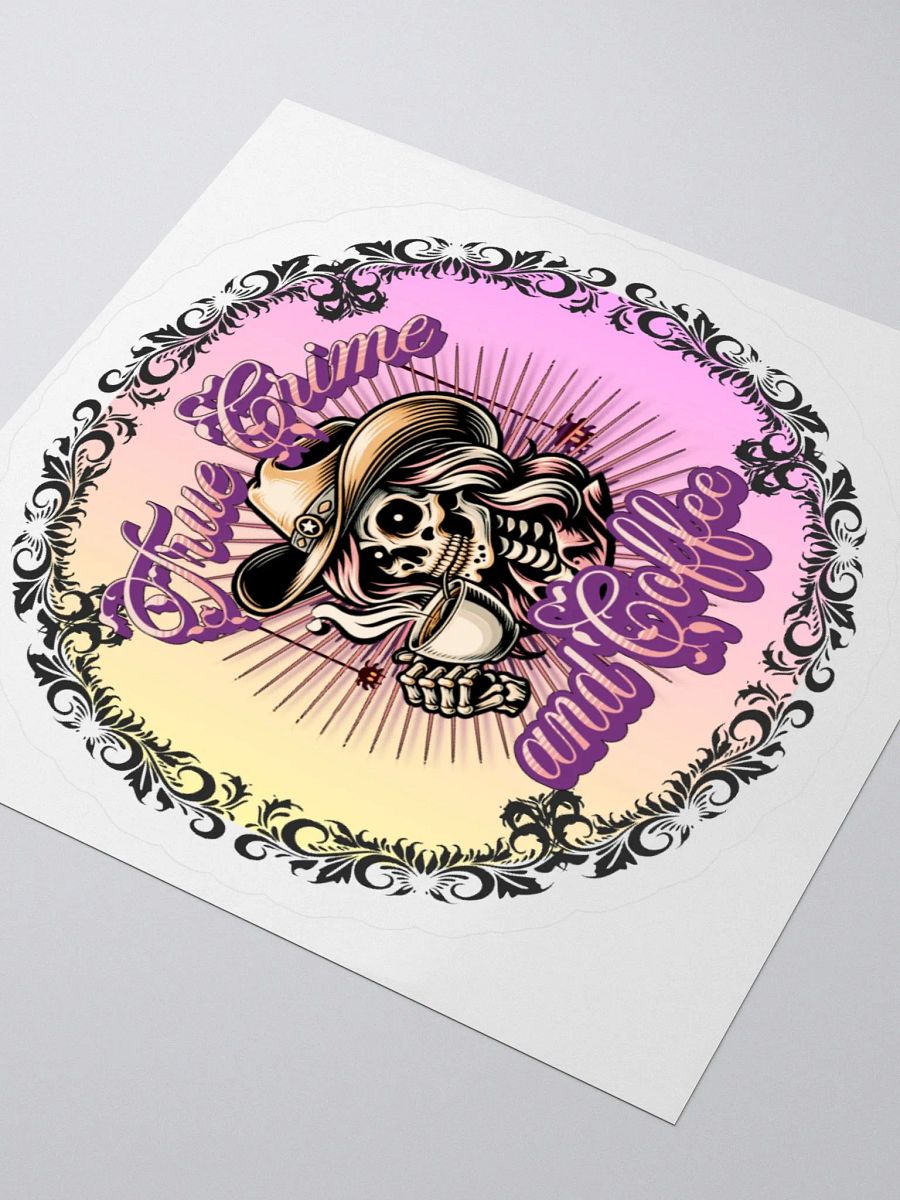 True Crime and Coffee Sticker Set product image (7)