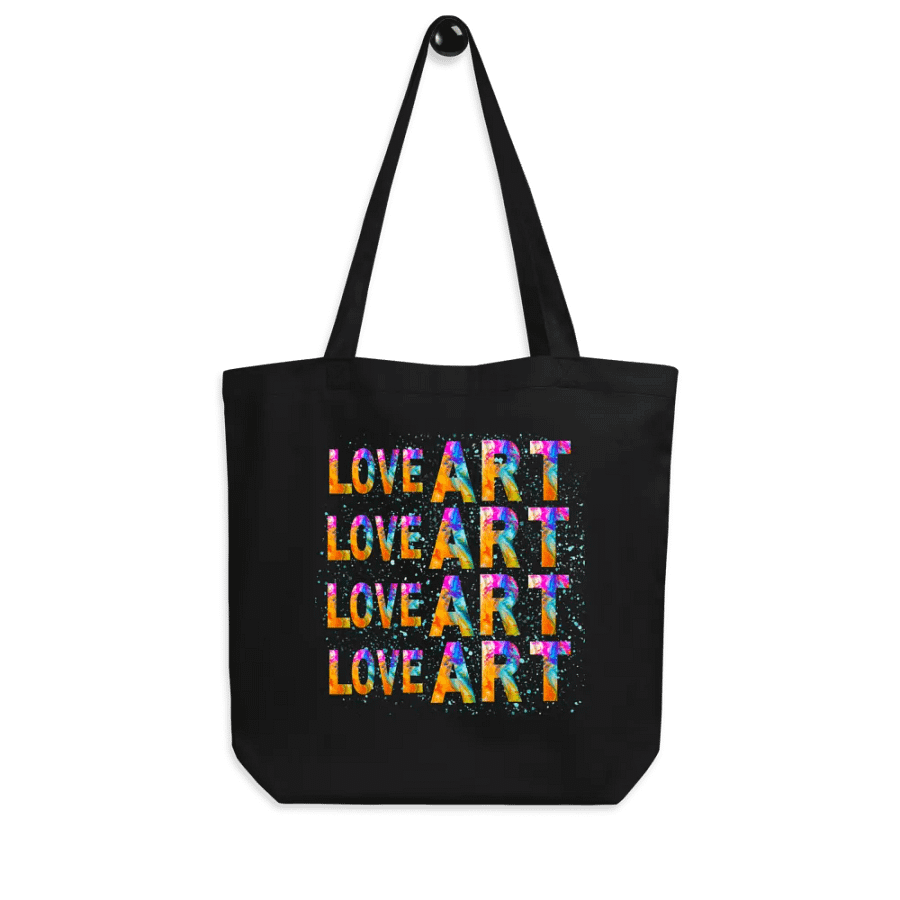 LOVE ART Vibrant Tote Bag for art students moms daughters friends art teachers product image (6)