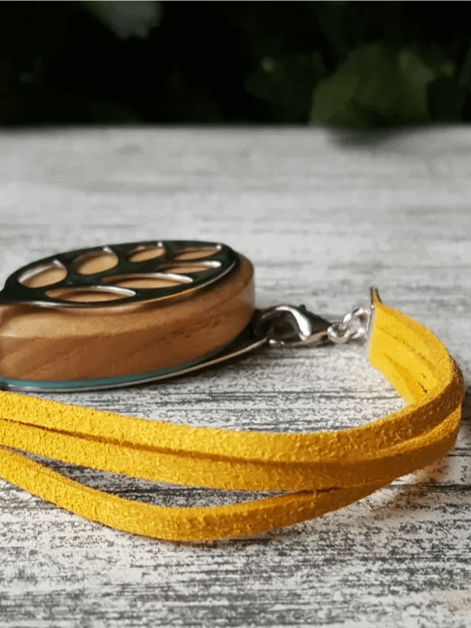 Sunshine Faux Suede Bracelet | Handmade Accessory for Bellabeat Leaf Urban & Ivy product image (1)