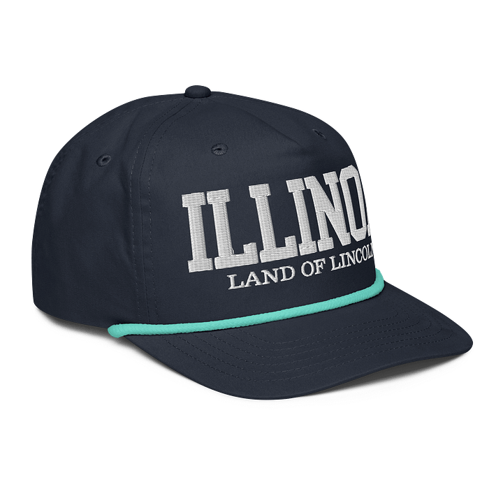 Illinois Land of Lincoln Embroidered Golf Rope Cap product image (8)