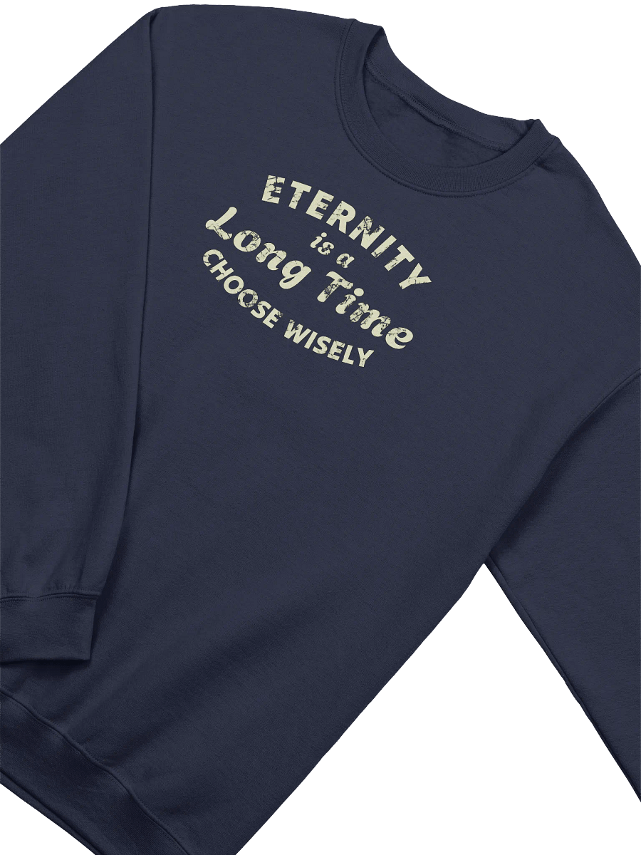 Eternity Is A Long Time. Choose Wisely Sweatshirt product image (7)