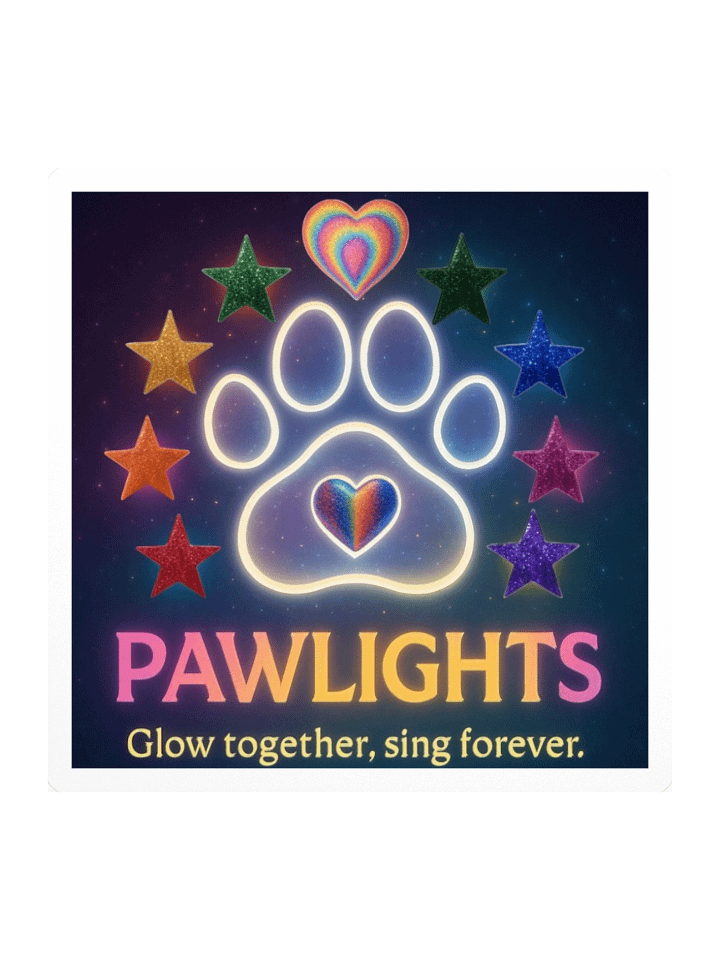 Pawlight's Harmony Glow Emblem sticker product image (1)